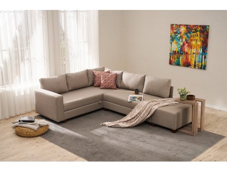 Atelier del Sofa Ugaona garnitura Aly Left Beige