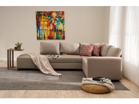 Atelier del Sofa Ugaona garnitura Aly Right Beige