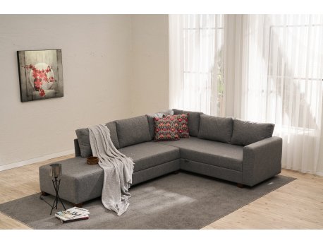 Atelier del Sofa Ugaona garnitura Aly Right Grey