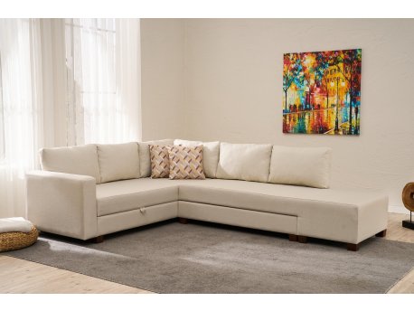Atelier del Sofa Ugaona garnitura Aly Arzilla Left Cream