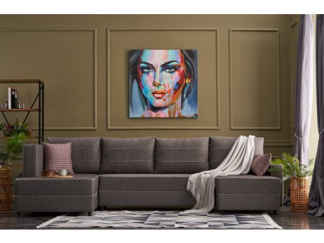 Atelier del Sofa Ugaona garnitura Ece Panoramik Brown