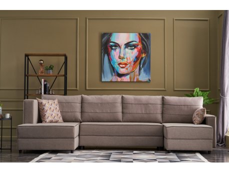 Atelier del Sofa Ugaona garnitura Ece Panoramik Cream