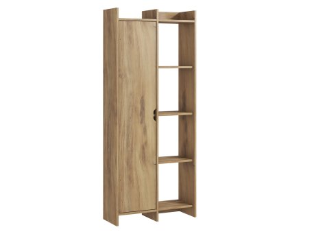 HANAH HOME Polica za knjige Offer Oak