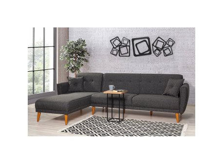 Atelier del Sofa Ugaona garnitura Aria Corner Anthracite