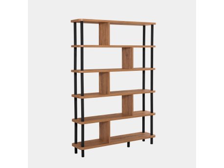 HANAH HOME Polica za knjige Meta Black