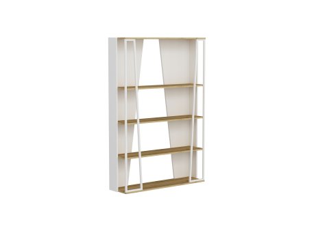 HANAH HOME Polica za knjige Lissa Bookshelf White
