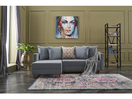 Atelier del Sofa Ugaona garnitura Aydam Left Blue