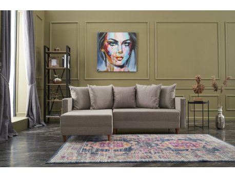 Atelier del Sofa Ugaona garnitura Aydam Left Cream