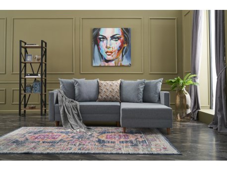 Atelier del Sofa Ugaona garnitura Aydam Right Blue