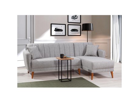 Atelier del Sofa Ugaona garnitura Aqua Corner Right Grey
