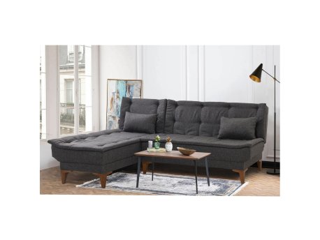 Atelier del Sofa Ugaona garnitura Santo Left Anthracite