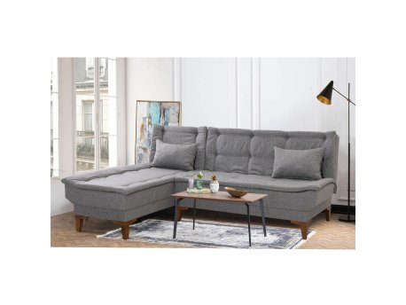 Atelier del Sofa Ugaona garnitura Santo Left Grey