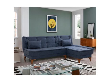 Atelier del Sofa Ugaona garnitura Santo Dark Blue