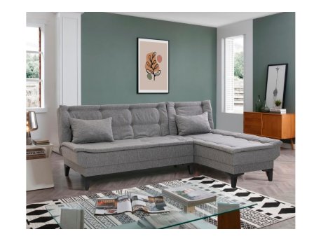 Atelier del Sofa Ugaona garnitura Santo S Grey