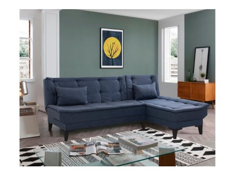 Atelier del Sofa Ugaona garnitura Santo S Navy Blue