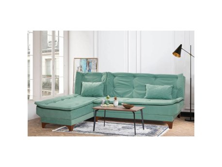 Atelier del Sofa Ugaona garnitura Kelebek Kose Left Sea Green