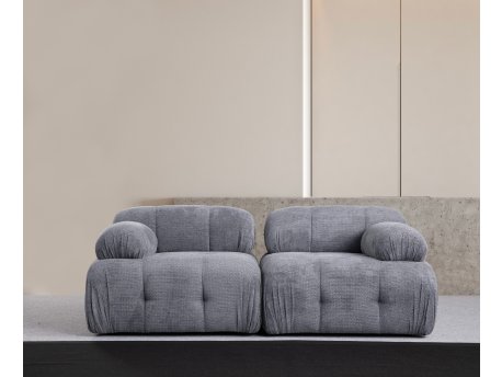 Atelier del Sofa Sofa dvosed Petite 2 Grey