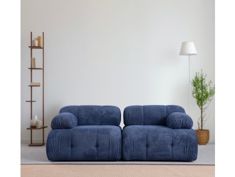Atelier del Sofa Sofa dvosed Petite 2 Night Blue