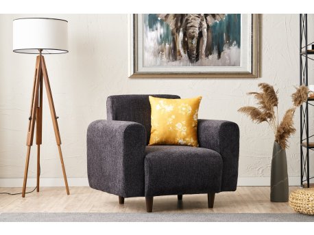 Atelier del Sofa Fotelja Noya Chenille Anthracite
