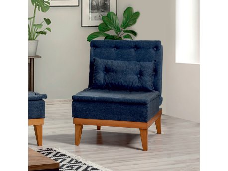 Atelier del Sofa Fotelja Fuoco Berjer Dark Blue