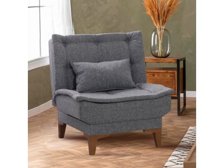 Atelier del Sofa Fotelja Santo Dark Grey