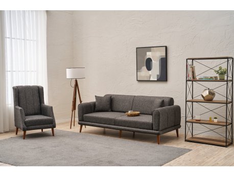 Atelier del Sofa Sofa i fotelja Seren Anthracite