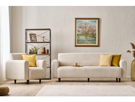 Atelier del Sofa Sofa i fotelja Noya Chenille Cream