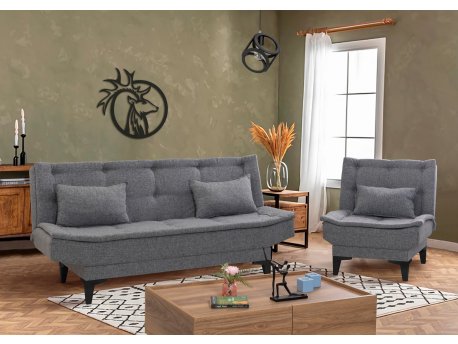 Atelier del Sofa Sofa i fotelja Santo S 94216 Dark Grey