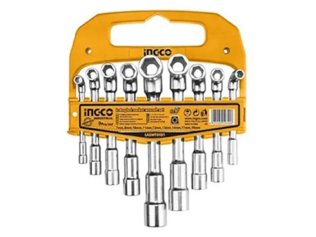 INGCO Ugaoni nasadni ključevi L 7-19mm set 9/1 LASWT0901