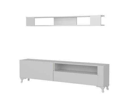 HANAH HOME TV polica Kar White