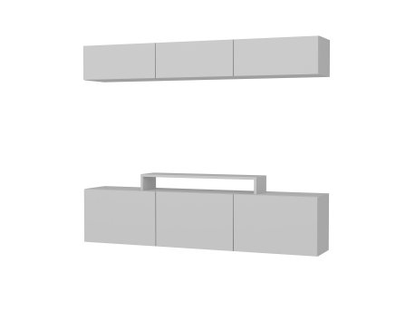 HANAH HOME TV polica Line White 1