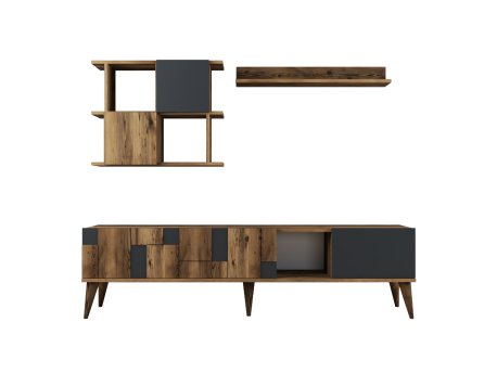 HANAH HOME TV polica Madrid Anthracite