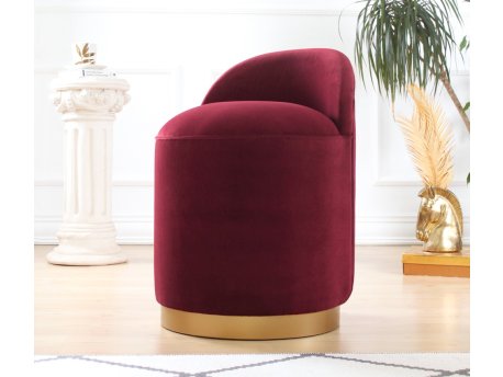 Atelier del Sofa Tabure Dover Claret Red