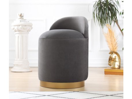 Atelier del Sofa Tabure Dover Dark Grey