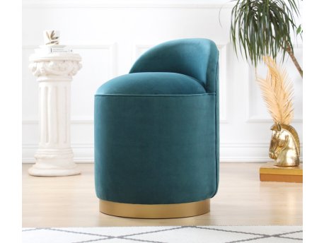 Atelier del Sofa Tabure Dover Petrol Green