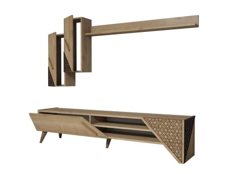 HANAH HOME TV polica Beril Oak