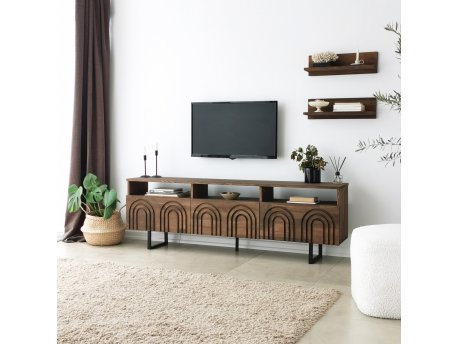 HANAH HOME TV polica Helen Walnut