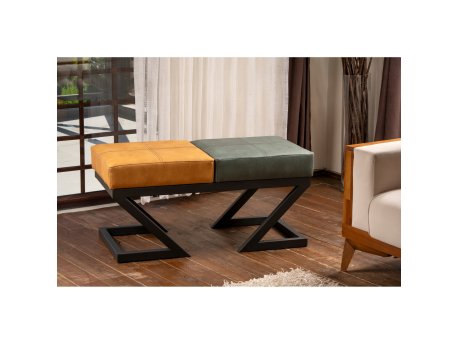 Atelier del Sofa Tabure Brda Mustard Green