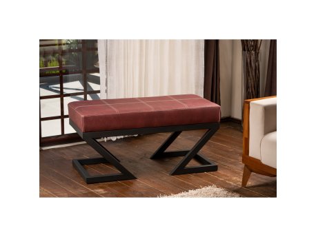 Atelier del Sofa Tabure Ago Claret Red