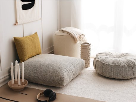 Atelier del Sofa Podni jastuk Dokuma Grey