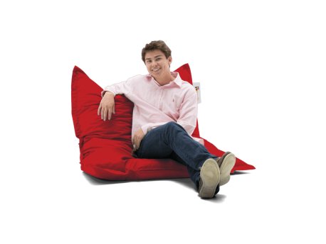 Atelier del Sofa Lazy bag Cushion Pouf 100x100 Red