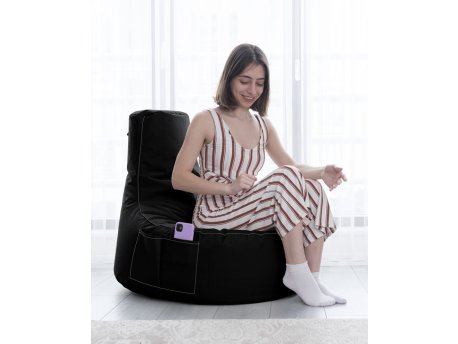 Atelier del Sofa Lazy bag EVA Sport Black