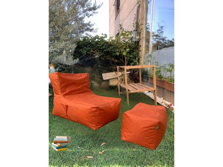 Atelier del Sofa Lazy bag set XXL Sedir Orange