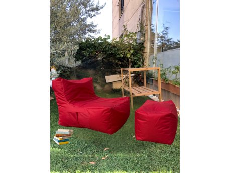 Atelier del Sofa Lazy bag set XXL Sedir Red