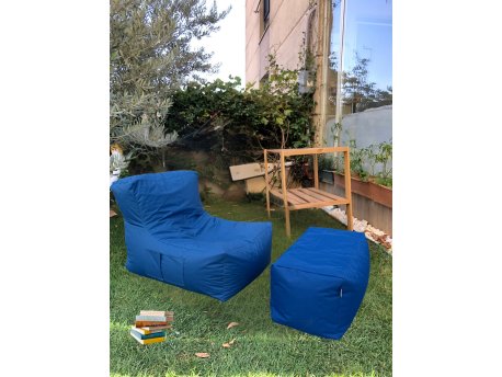 Atelier del Sofa Lazy bag set XXL Sedir Blue