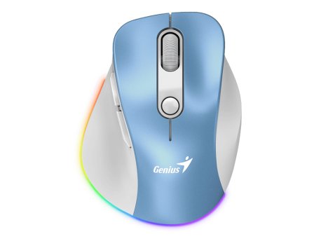 GENIUS Ergo 9000S Pro Light Blue USB Bežični plavi