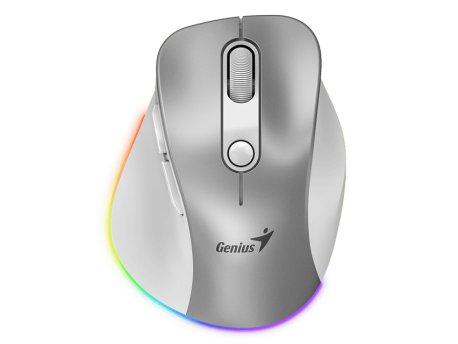 GENIUS Ergo 9000S Pro Silver USB Bežični sivi