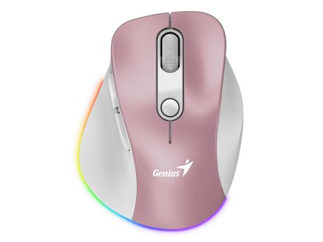 GENIUS Ergo 9000S Pro Pink USB Bežični rozi miš