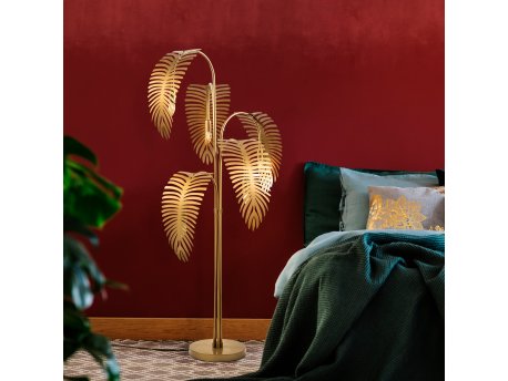 OPVIQ Podna lampa Palm 13925 Gold