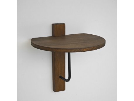 HANAH HOME Zidna polica Reve Black Walnut